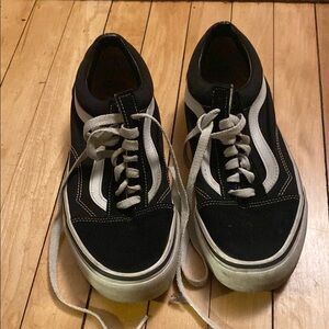 Vans Black and White Men's Sneakers